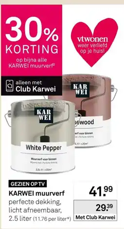 Karwei Karwei muurverf aanbieding