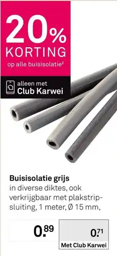 Karwei Buisisolatie aanbieding