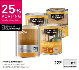 Karwei Karwei binnenbeits aanbieding