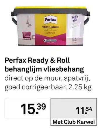 Perfax Ready & Roll behanglijm vliesbehang