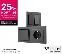 Karwei Gira stopcontact E2 aanbieding