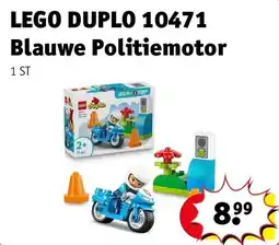 Kruidvat LEGO DUPLO 10471 Blauwe Politiemotor aanbieding