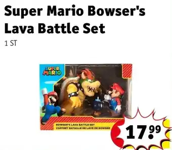 Kruidvat Super mario bowser's lava battle set aanbieding