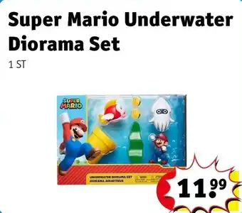Kruidvat Super Mario Underwater Diorama Set aanbieding