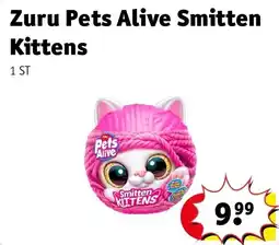 Kruidvat Zuru Pets Alive Smitten Kittens aanbieding