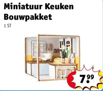 Kruidvat Miniatuur Keuken Bouwpakket aanbieding