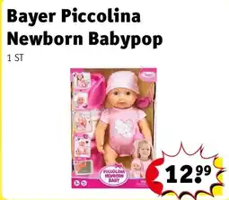 Kruidvat Bayer Piccolina Newborn Babypop aanbieding