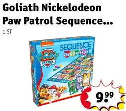 Kruidvat Goliath nickelodeon paw patrol sequence aanbieding