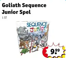 Kruidvat Goliath sequence junior spel aanbieding