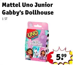 Kruidvat Mattel Uno Junior Gabby's Dollhouse aanbieding