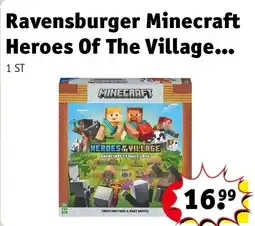 Kruidvat Ravensburger Minecraft Heroes Of The Village aanbieding