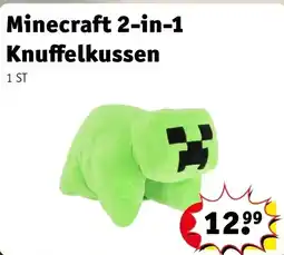 Kruidvat Minecraft 2-in-1 Knuffelkussen aanbieding