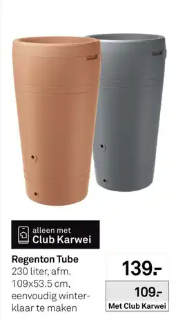 Karwei Regenton Tube aanbieding