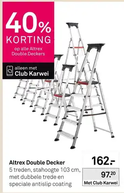Karwei Altrex Double Decker aanbieding
