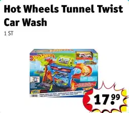 Kruidvat Hot Wheels Tunnel Twist Car Wash aanbieding