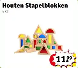 Kruidvat Houten Stapelblokken aanbieding