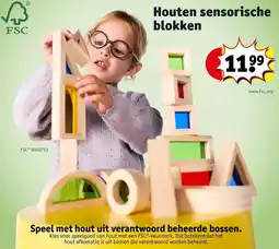 Kruidvat Houten sensorische blokken aanbieding