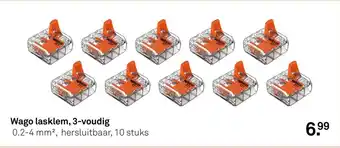 Wago lasklem, 3-voudig