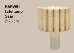 Karwei Karwei tafellamp saar aanbieding