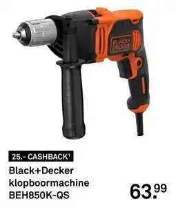 Karwei Black+Decker klopboormachine aanbieding