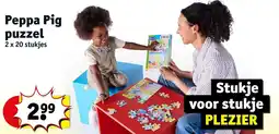 Kruidvat Peppa Pig puzzel aanbieding
