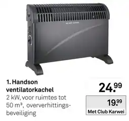 Karwei Handson ventilatorkachel aanbieding