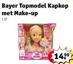 Kruidvat Bayer Topmodel Kapkop met Make-up aanbieding