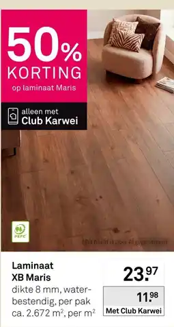 Karwei Laminaat XB Maris aanbieding