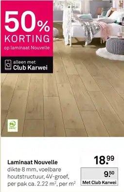 Karwei Laminaat Nouvelle aanbieding