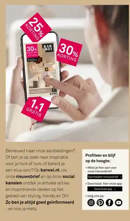 Karwei Tijd voor een nieuwe lamp aanbieding