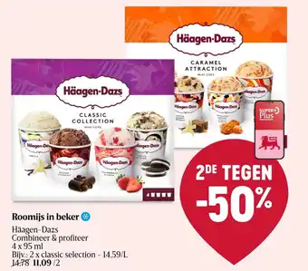 Roomijs in beker
