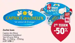 Delhaize Zachte kaas Caprice des Dieux aanbieding