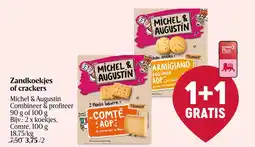 Delhaize Zandkoekjes of crackers aanbieding