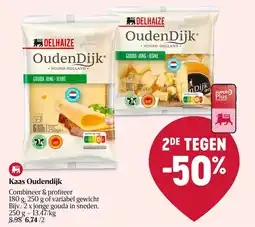 Delhaize Kaas Oudendijk aanbieding