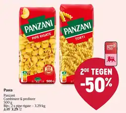 Delhaize Pasta Panzani aanbieding