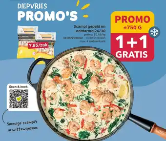 Bon Ap Scampi gepeld en ontdarmd aanbieding