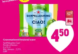 Delhaize Gearomatiserd bruised water Sanpellegrino Ciao! aanbieding