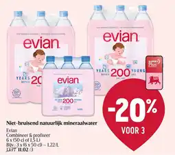 Delhaize Niet-bruisend natuurlijk mineraalwater aanbieding