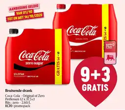 Delhaize Bruisende drank Coca-Cola - Original of Zero aanbieding