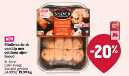 Delhaize Minibraadstuk van kip met eekhoorntjesbrood aanbieding