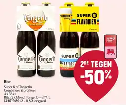 Delhaize Bier Super 8 of Tongerlo aanbieding