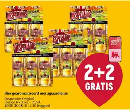 Delhaize Bier gearomatiseerd met aguardiente Desperados Original aanbieding