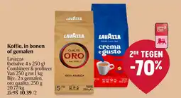 Delhaize Koffie, in bonen of gemalen aanbieding