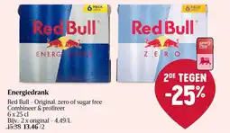 Delhaize Energiedrank Red Bull aanbieding