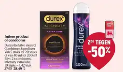 Delhaize Durex intensity extra lube aanbieding