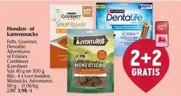 Delhaize Honden- of kattensnacks aanbieding
