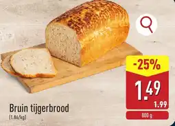 ALDI Bruin tijgerbrood aanbieding