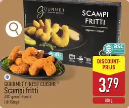 ALDI Gourmet finest cuisineⓡ scampi fritti aanbieding