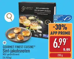 ALDI Gourmet finest cuisine sint-jakobsnoten aanbieding