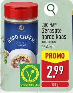 ALDI Cucina geraspte harde kaas aanbieding